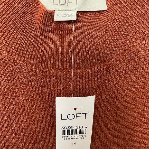 LOFT Mock Neck Sweater Tank - Picture 4 of 4